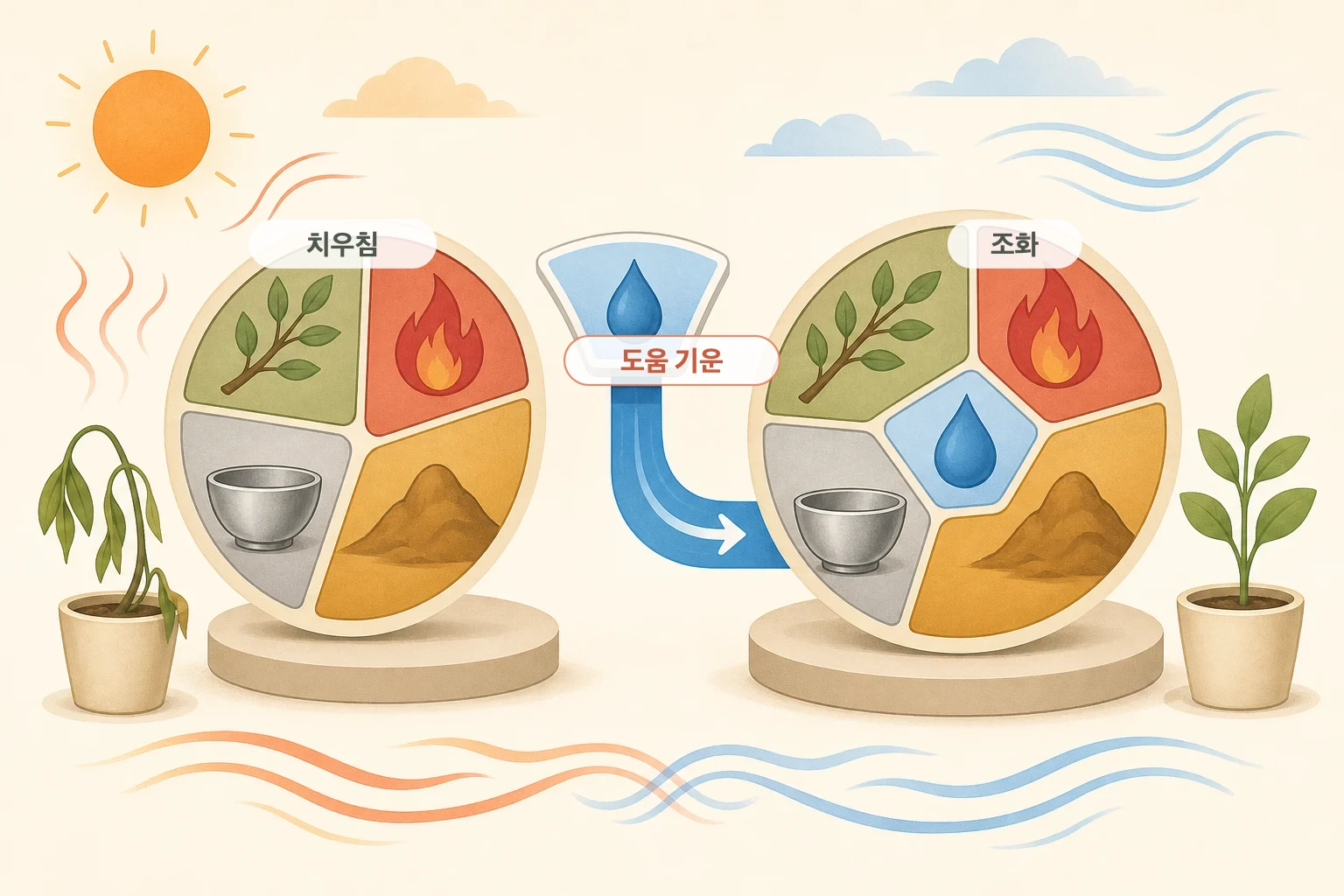 용신으로 찾는 편안한 관계의 온도와 속도
